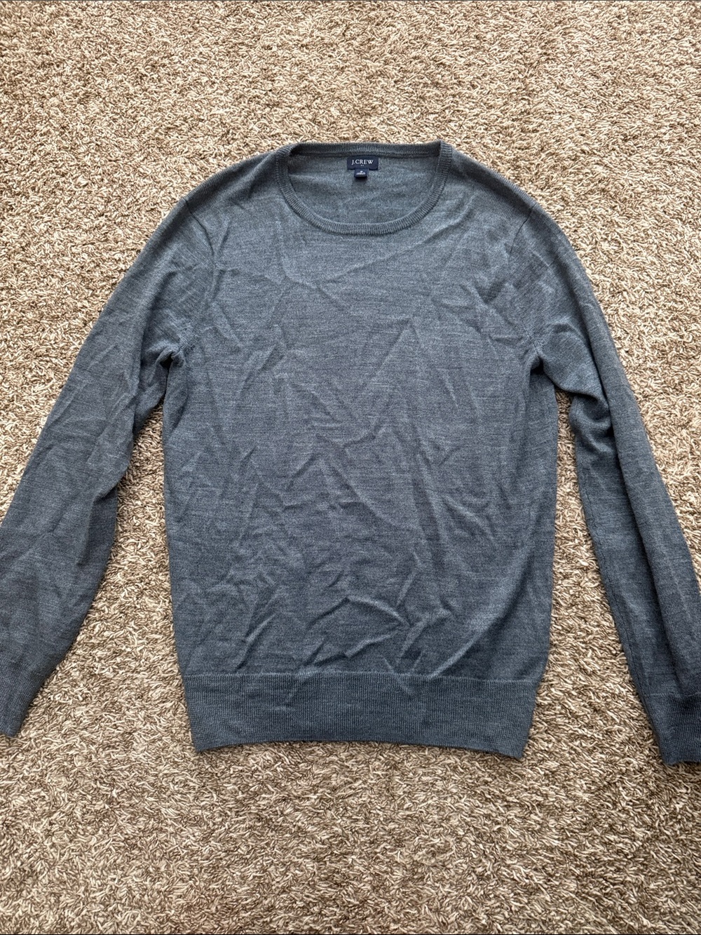 J. Crew Men’s Blue Crewneck Sweater